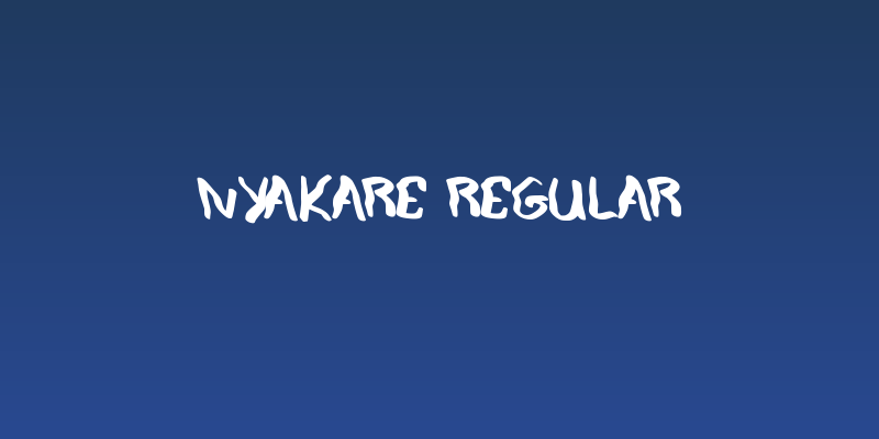 Nyakare Regular Social Header