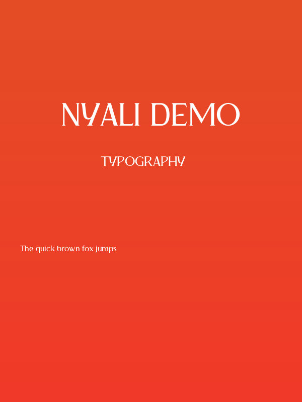 Nyali Demo Poster