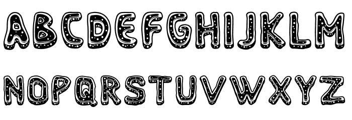 Nyam Complete Font LOWERCASE
