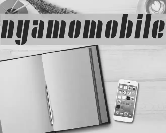 Nyamomobile Font examples