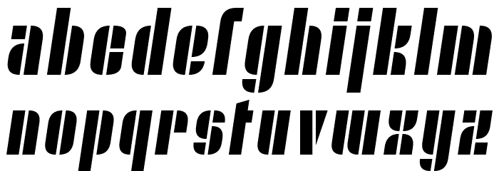 Nyamomobile Font LOWERCASE