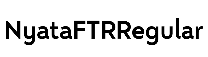 Nyata FTR Regular  Frei Schriftart Herunterladen