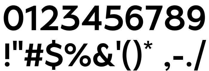 Nyata FTR Regular Font OTHER CHARS