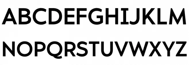 Nyata FTR Regular 字体 大写