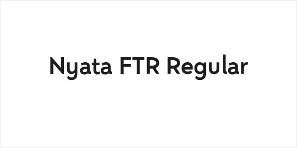 Nyata FTR Regular Logo