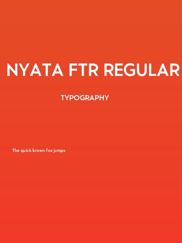 Nyata FTR Regular Poster