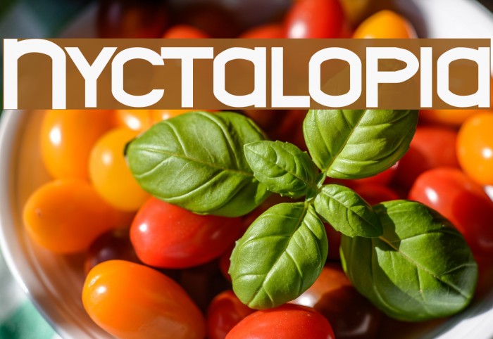 Nyctalopia Font examples