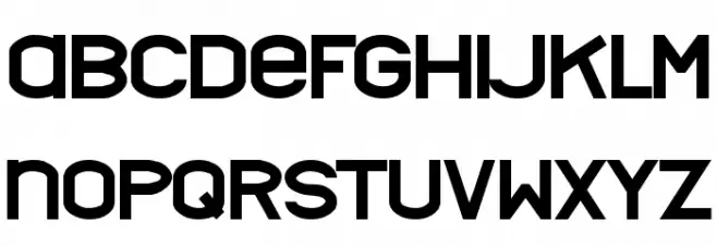 Nyctalopia Font Litere mici
