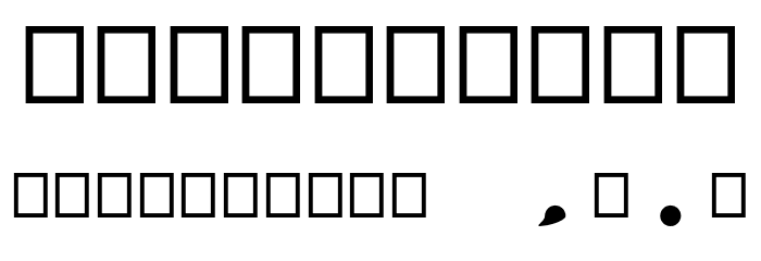 Nyctographyaurea Font OTHER CHARS