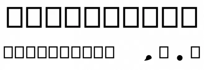 Nyctographyaurea Font OTHER CHARS