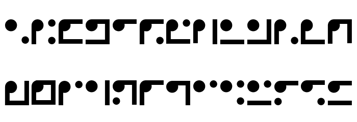 Nyctographyaurea Font LOWERCASE