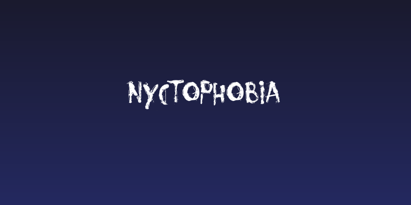 Nyctophobia Social Header