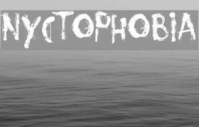 Nyctophobia Font examples