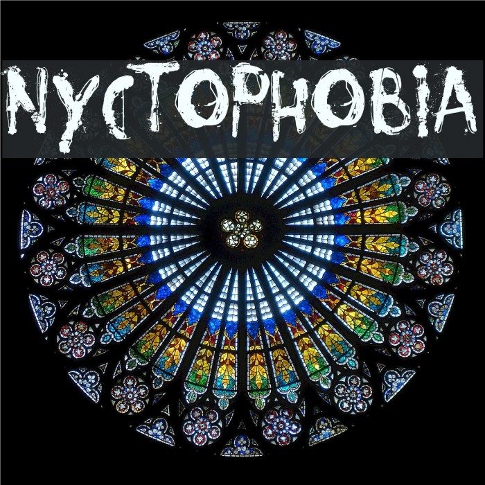 Nyctophobia Font examples