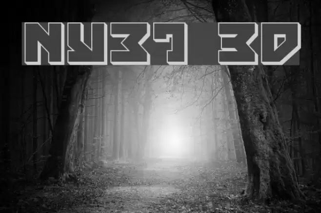Nyet 3D Font examples