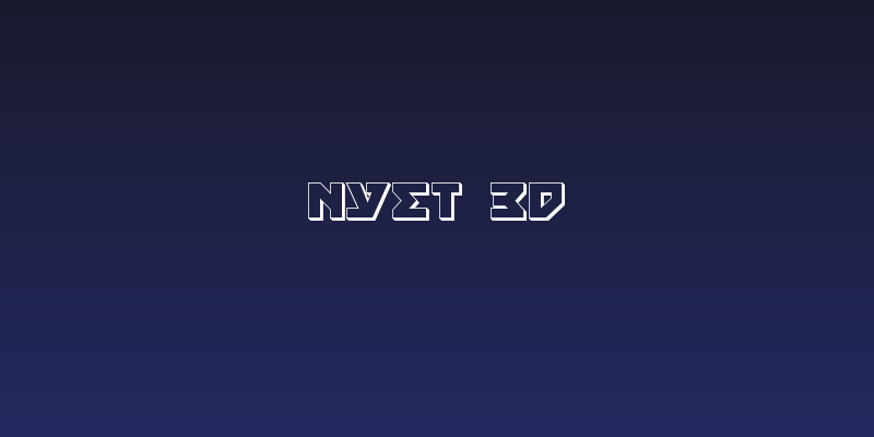 Nyet 3D Social Header