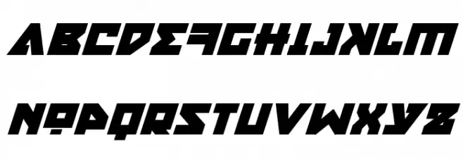 Nyet Bold Italic Шрифта ВЕРХНИЙ