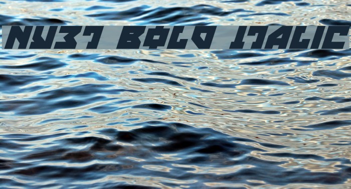 Nyet Bold Italic Font examples