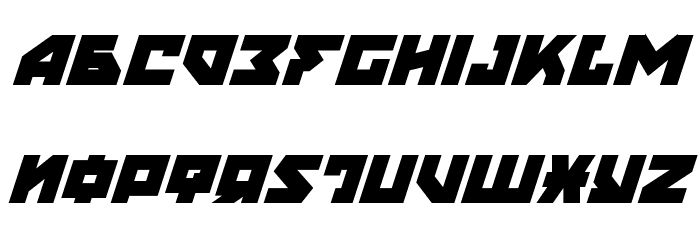 Nyet Bold Italic Font LOWERCASE