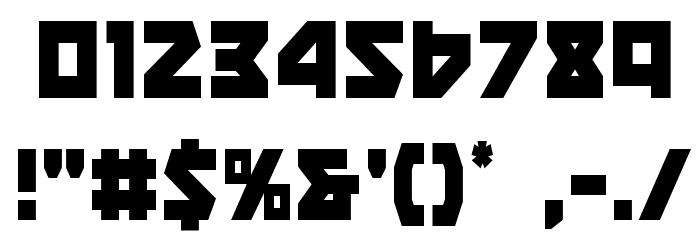 Nyet Condensed Font OTHER CHARS
