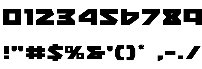 Nyet Expanded Font OTHER CHARS