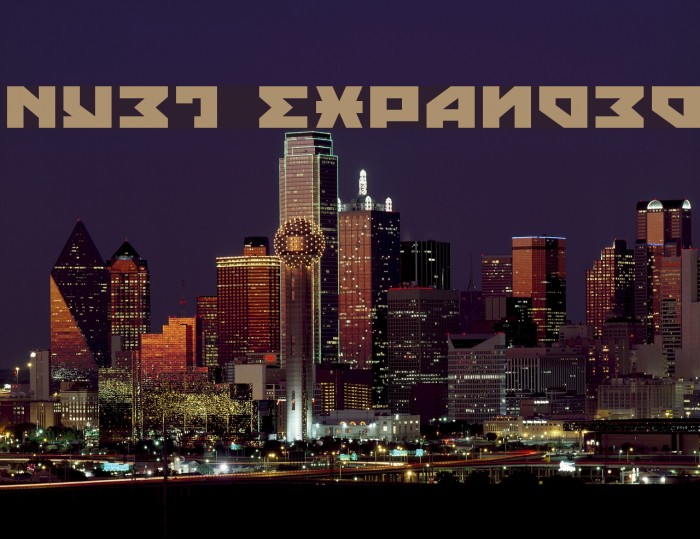 Nyet Expanded Font examples
