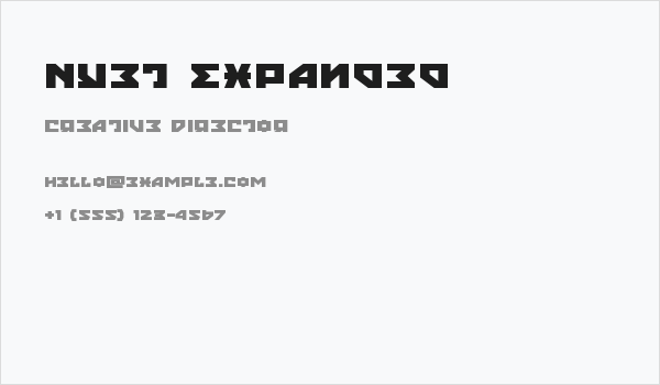 Nyet Expanded Business Card