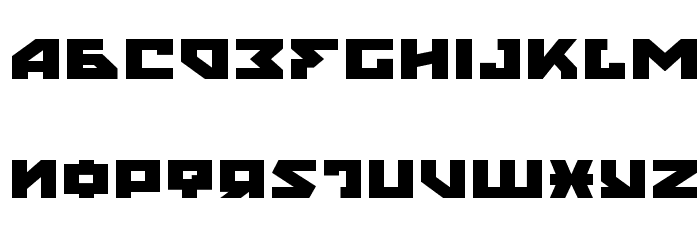 Nyet Expanded Font LOWERCASE