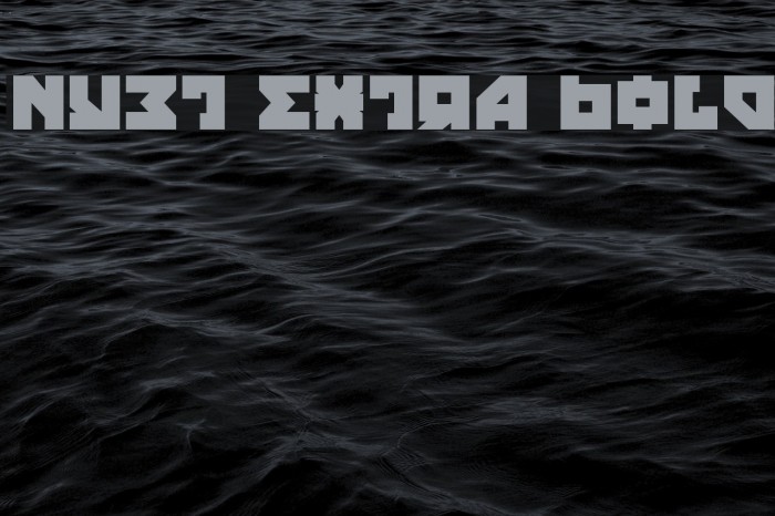 Nyet Extra Bold Schriftart examples
