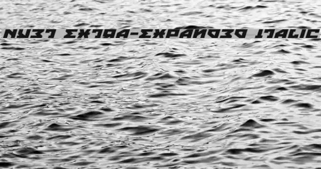 Nyet Extra-Expanded Italic フォント examples
