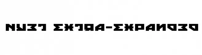 Nyet Extra-Expanded  Frei Schriftart Herunterladen