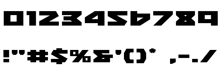 Nyet Extra-Expanded フォント その他の文字