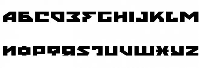 Nyet Extra-Expanded フォント 小文字