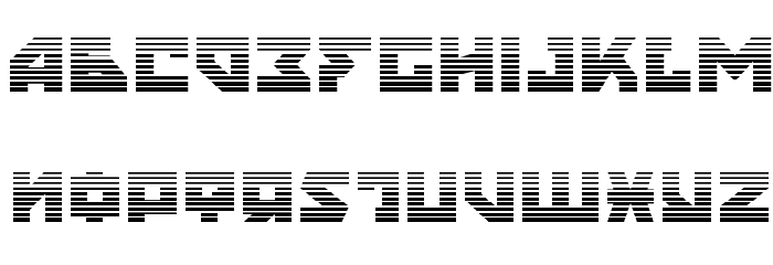 Nyet Gradient Font LOWERCASE