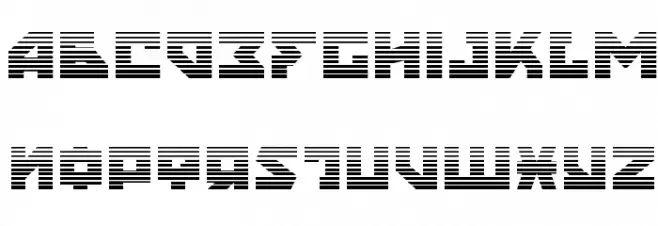 Nyet Gradient Schriftart Kleinbuchstaben