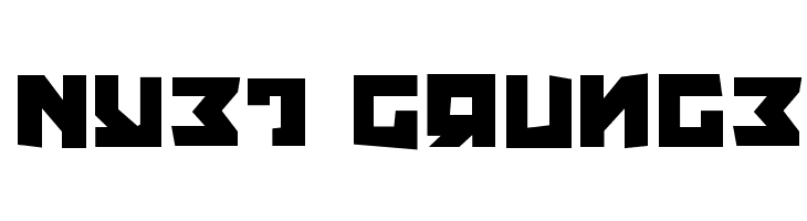 Nyet Grunge  font caratteri gratis
