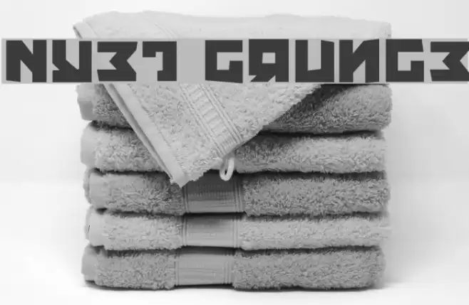 Nyet Grunge Font examples