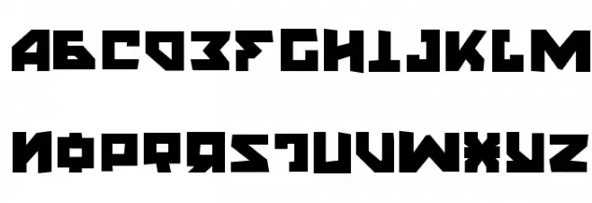 Nyet Grunge Font LOWERCASE