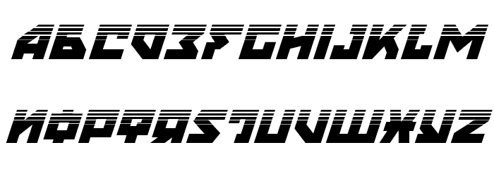 Nyet Halftone Italic Font LOWERCASE
