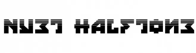 Nyet Halftone  font caratteri gratis