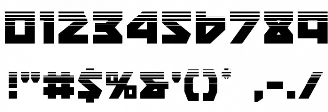 Nyet Halftone Font OTHER CHARS