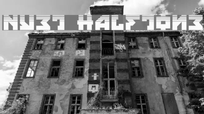 Nyet Halftone Font examples