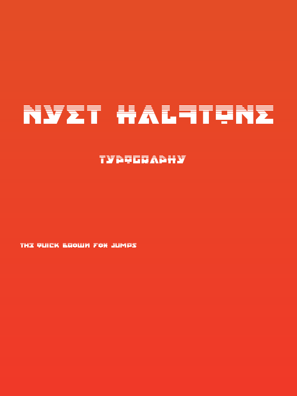 Nyet Halftone Poster