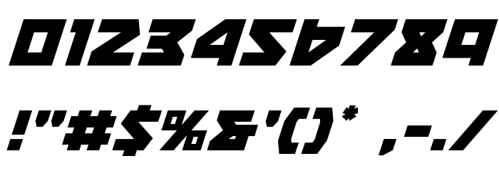 Nyet Italic Font OTHER CHARS
