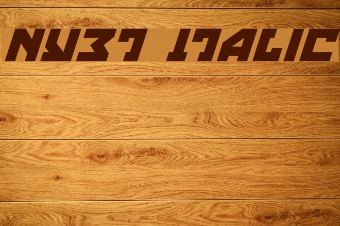 Nyet Italic Font examples