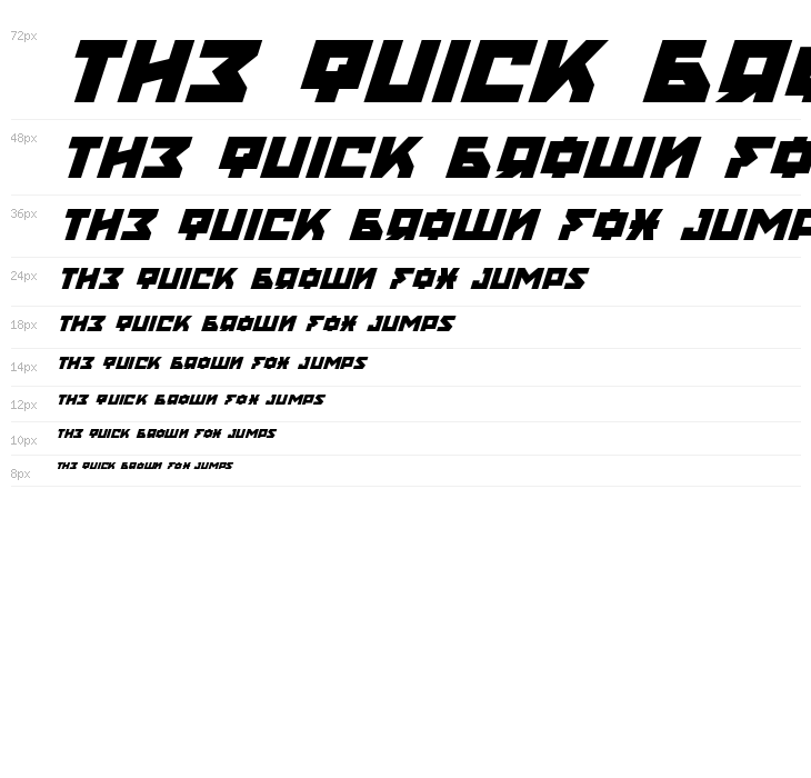 Nyet Italic Waterfall