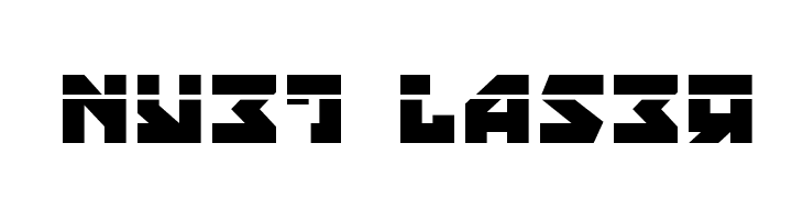Nyet Laser  Frei Schriftart Herunterladen