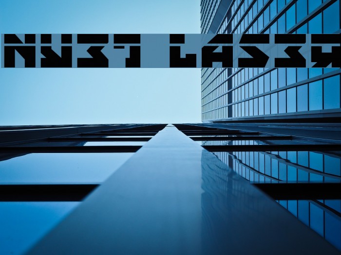Nyet Laser Font examples