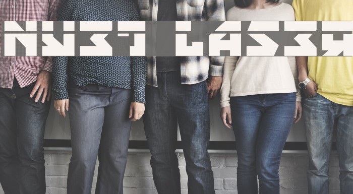 Nyet Laser Font examples
