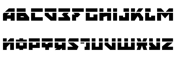 Nyet Laser Font LOWERCASE